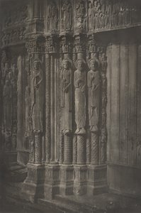 Planche XIII Cathedral of Chartres, Column Statues of the Central Door of the Portal