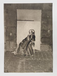Portrait of an Unknown Seated Woman by Charles Nègre