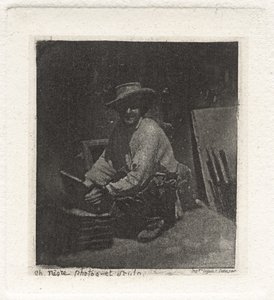 Plate I – The Crouching Mason by Charles Nègre, André Jammes