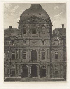 Plate VII – The Louvre, Pavilion of the Clock by Charles Nègre, André Jammes