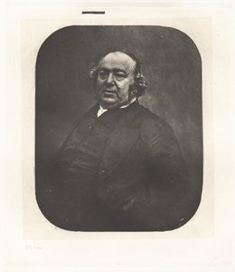 Plate IX – Portrait of Jules Janin, by Nadar by Charles Nègre, Nadar, André Jammes