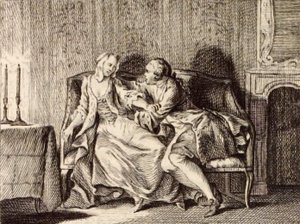 The Prayer of Saint Julian by Charles Nicolas Cochin
