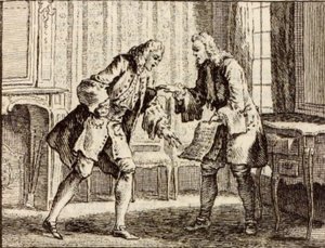 The Contract by Charles Nicolas Cochin