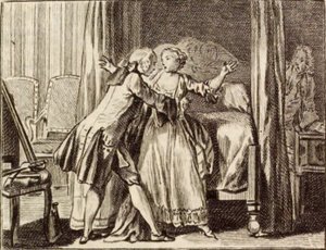 The Ear Maker and the Mussel Mender by Charles Nicolas Cochin