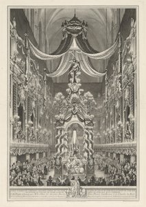 Funeral of Catherine Opalinska by Charles Nicolas Cochin II