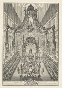 Funeral of Polyxena of Hesse-Rheinfels by Charles Nicolas Cochin I