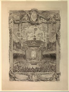 Decoration of the Theater Hall by Charles Nicolas Cochin the younger