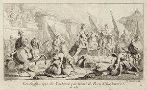 King Henry II of England Lifting the Siege of Toulouse by Charles Nicolas II Cochin