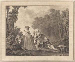 The Pleasant Concert by Charles Nicolas Varin after Nicolas Lavreince