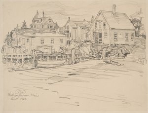 Boothbay Harbor, Maine, 1923 by Charles P. Reiffel
