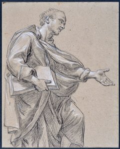 Draped Figure Holding a Book