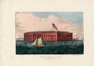 Fort Sumter: Charleston Harbor, S.C., pub. by Currier and Ives, c.1861