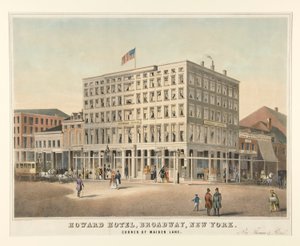 Howard Hotel, Broadway, New York by Charles Parsons