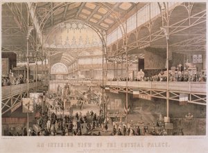 The Interior of the New York Crystal Palace, pub. by Endicott & Co., New York, 1855