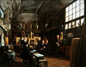 Meeting of the Board of the Artesian Society of the Friends of the Arts, after 1874