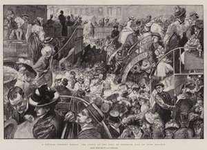 A Popular Cockney Resort, the Crowd at the Foot of Highgate Hill on Bank Holiday by Charles Paul Renouard