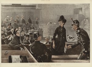 A Scene in the Paris Courts by Charles Paul Renouard