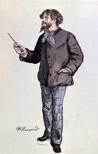 Portrait of the Writer Alphonse Daudet by Charles Paul Renouard