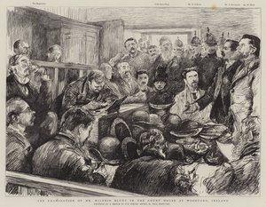 The Examination of Mr Wilfrid Blunt in the Court House at Woodford, Ireland