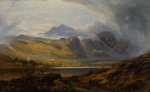 Llyn Crafnant, Moel Siabed in the Distance, North Wales by Charles Pettitt
