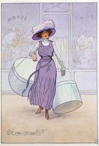 Small Metiers of Paris: The Modist by Charles Pezeu dit Carlopez