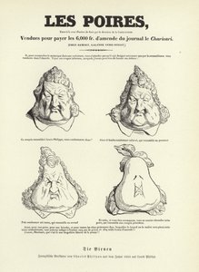 Caricature of King Louis Philippe I of France by Charles Philipon