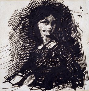 Portrait of Jeanne Duval by Charles Pierre Baudelaire