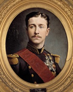 Portrait of Prince Imperial Eugene Louis Napoleon (1856 - 1879), Painting by Charles Porion by Charles Porion