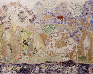 Figures and Deer