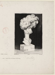 Hector Berlioz (after a bust by Jean-Pierre Dantan)