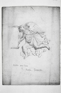 Angel from Tomb, Badia, Florence, 1891 by Charles Rennie Mackintosh