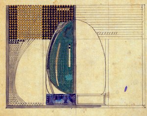 Design for W.J. Bassett-Lowke, 1916 by Charles Rennie Mackintosh