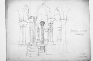 Fountain in Cloister, Monreale, 1891
