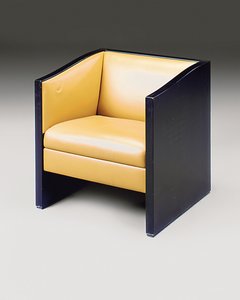 One of a pair of armchairs, late 20th century