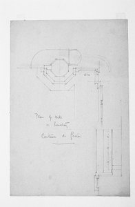 Plan of Well in Lavatory, Certosa di Pavia, 1891 by Charles Rennie Mackintosh