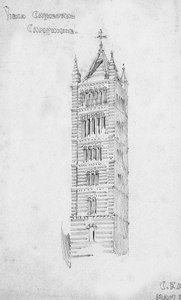 Siena Cathedral, Campanile, 1891