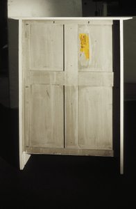 White cabinet designed for Mrs. Rowat, 1902 by Charles Rennie Mackintosh
