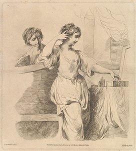 Woman at Her Toilet by Charles Reuben Ryley
