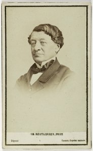 Portrait of Laborde Léon, diplomat, archaeologist and curator at the Louvre, c.1860-90 by Charles Reutlinger