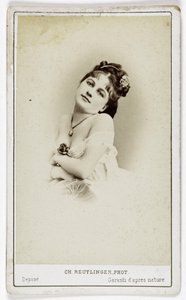 Portrait of the Actress Henriette Victoire Drouard (1851-1923) by Charles Reutlinger