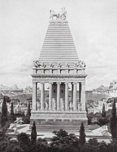 The Original Mausoleum, c 353 BC by Charles Robert (after) Cockerell