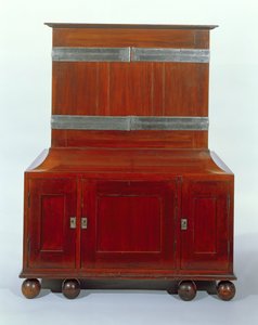 Cabinet - back view, 1898