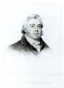 Portrait of Samuel Taylor Coleridge, Engraved by Henry Meyer
