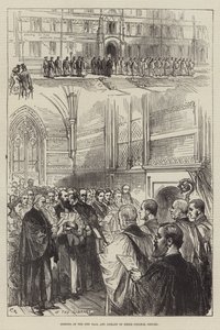 Opening of the New Hall and Library of Keble College, Oxford by Sir John Charles Robinson