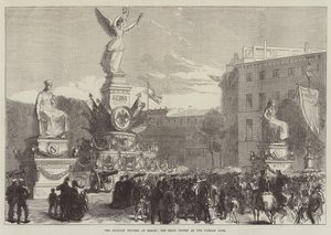 The Military Triumph at Berlin, the Sedan Trophy at the Potsdam Gate by Sir John Charles Robinson