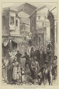 The War in Turkey, Execution of Bulgarians in the Streets of Philippopolis by Sir John Charles Robinson