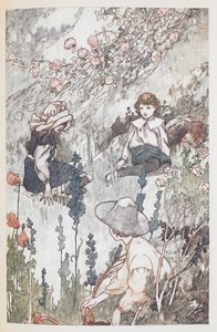 The Children in the Secret Garden: Mary Lennox, Colin Craven and Dickon Sowerby