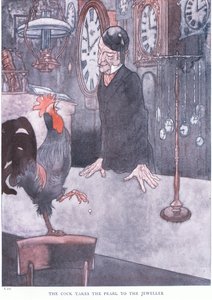 The Cock Takes the Pearl to the Jeweller
