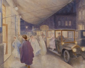 Arrival at the Opera by Charles Robinson Sykes