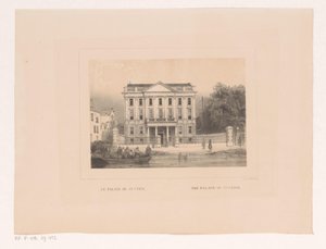 View of the Palace of Justice in Rotterdam (series: Views & Monuments of the City of Rotterdam)